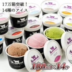【ふるさと納税】ドリームヒル　よくばりアイスクリームセット＜100ml×14ヶ＞　ミルク／きなこ／ティラミス／あずき／ヨーグルト／イチゴ／オホーツク塩／カボチャ／メロン／イタリアンチョコレート／宇治抹茶／ラズベリー／ピスタチオ／黒ほうじ茶　※送料無料