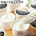 【ふるさと納税】十勝もーもースイーツ　牛乳そのまんまアイス＜80ml×27ヶ＞　◆2022年4月発送　※送料無料