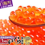 【ふるさと納税】《新物》 ふるさと納税 海鮮 いくら 北海道海鮮紀行いくら (醤油味) 【1kg（250g×4）】（クラウドファンディング対象）