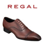 【ふるさと納税】 リーガル REGAL 革靴 紳士ビジネスシューズ ストレートチップ ブラウン10LR 数量限定 奥州市産モデル[AM004]