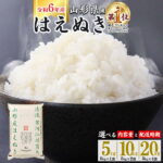 【ふるさと納税】【期間限定】＼総合1位／令和6年産 はえぬき 5kg 10kg 20kg 山形県産 2024年産 【 米 お米 東北 山形産 国産 5キロ 10キロ 20キロ お取り寄せ 小分け ご飯 発送時期 配送時期 4月 4月配送 11500円 お米 米 銘柄米 ブランド米 】