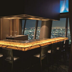 【ふるさと納税】東京スカイツリーSky Restaurant634ディナー「鉄板粋コース」ペア利用券(お土産・東京スカイツリー(R)天望デッキ入場券付) 【チケット・入場券・優待券・お食事券】