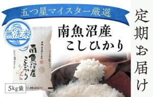【ふるさと納税】 定期便 （5kg×全6回）無洗米　南魚沼産こしひかり │ 送料無料 魚沼産 コシヒカリ 魚沼 新潟 こしひかり 新潟県産 米 お米 産直 産地直送 お取り寄せ お楽しみ
