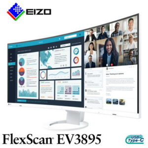 【ふるさと納税】EIZO 37.5型 曲面ウルトラワイドモニター FlexScan EV3895 ホワイト【1254730】