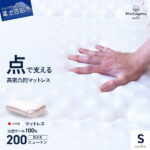 【ふるさと納税】 緊急支援 訳ありマットレス シングル 敷布団 日本製 三つ折り 高反発 高密凸凹ウレタン 天然ウール100％ 体圧分散 腰痛対策 コロナ支援 寝具 国産 敷き布団 ふとん（クラウドファンディング対象）