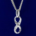 【ふるさと納税】ネックレス メンズ トップ 喜平用 pt999 ハワイアンジュエリー 無限大　【アクセサリー・ネックレス】