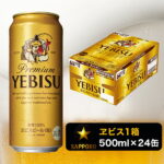 【ふるさと納税】夏 ビール 父の日 までに配達（お礼品説明ご確認ください） エビス 500ml×1箱【焼津 サッポロ ビール】 a21-011