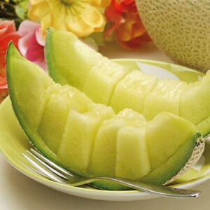 【ふるさと納税】クラウンメロン(白上級)1玉 箱入り　【果物類・メロン青肉・静岡県産・くだもの・フルーツ】