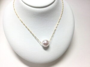 【ふるさと納税】216 K-P1あこや真珠K18　8.0mmペンダント