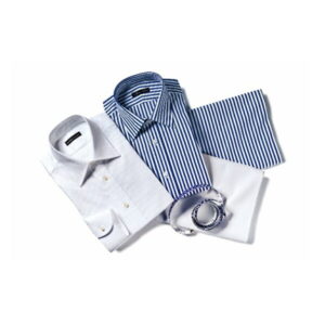 【ふるさと納税】azabu tailor オーダーシャツお仕立券(2)【国産プレミアム生地使用】　【ファッション・服・男性・メンズ・オーダーシャツお仕立券・コットン】