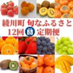 【ふるさと納税】綾川町お勧めフルーツ定期便（年間12回）　【定期便・ぶどう・マスカット・柑橘類・みかん・フルーツ・果物類・いちご・苺・イチゴ】　お届け：各月中旬〜下旬（変動あり）