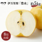 【ふるさと納税】伊万里梨自宅用「豊水」(約5kg)　光センサーで選別　期間限定　令和4年8月下旬〜9月上旬まで順次発送予定【令和4年産先行予約】 B161