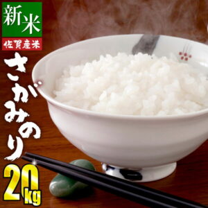 【ふるさと納税】 新米 20kg さがみのり (5kg×4袋)　上峰町 令和4年産 お米マイスター在籍 ふっくら ツヤツヤ 甘い ブレンド米