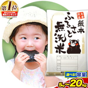 【ふるさと納税】無洗 米 《7-14日以内に出荷予定(土日祝除く)》 熊本ふるさと無洗米 5kg 10kg15kg 20kg 訳あり 米 コメ こめ 熊本県産 米 ふるさと納税 わけあり 以上のお米ならこれ お米 おこめ 熊本 SDGs むせんまい kome musennmai