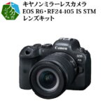 【ふるさと納税】キヤノンミラーレスカメラ　EOS R6・RF24-105 IS STM レンズキット 家電 canon 正規品 高感度 高速 画素数最大約2010万 35mm フルサイズ CMOSセンサー ミラーレス R14037【大分県大分市】