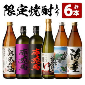 【ふるさと納税】限定焼酎入り6本セット!鹿児島本格焼酎を飲み比べ!【吉村酒店】