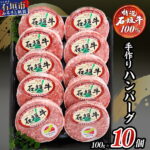 【ふるさと納税】【高評価★4.8以上】 高級 黒毛和牛 石垣牛 100% 手作りハンバーグセット 100g × 10個 1kg 選べる配送時期 | ハンバーグ 和牛 黒毛和牛 石垣牛 無添加 国産 牛肉 ブランド牛 冷凍 個包装 ギフト ふるさと 沖縄 石垣 人気 送料無料 A-6-1